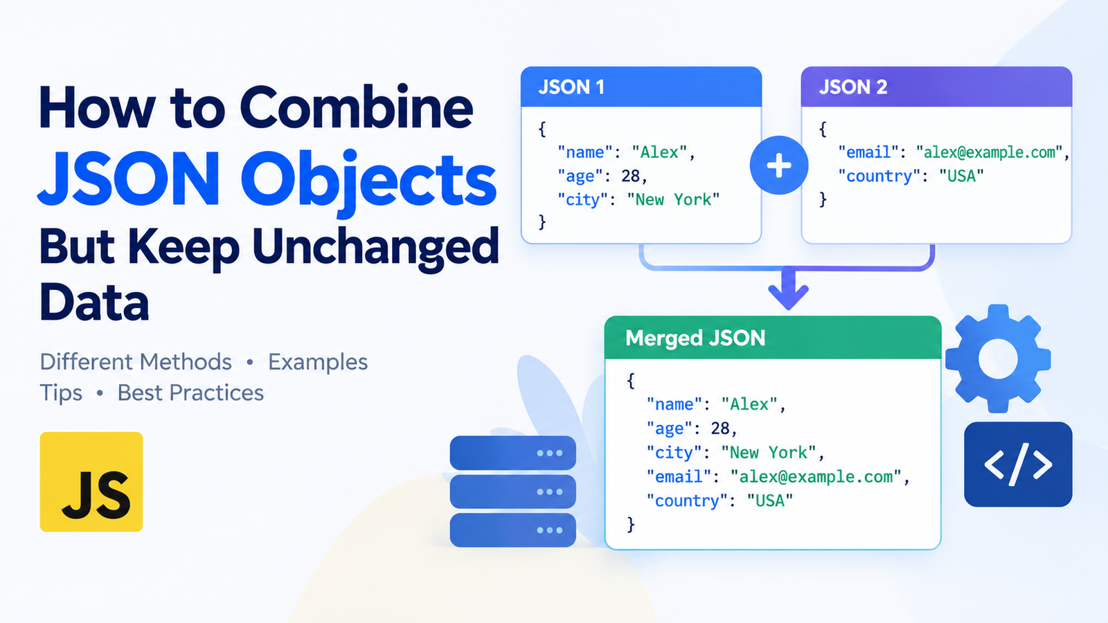 Combining JSON Objects in JavaScript