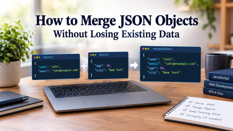 How to Merge JSON Objects