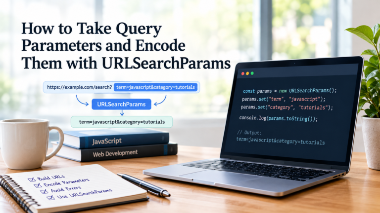 How to Take Query Parameters and Encode Them with URLSearchParams