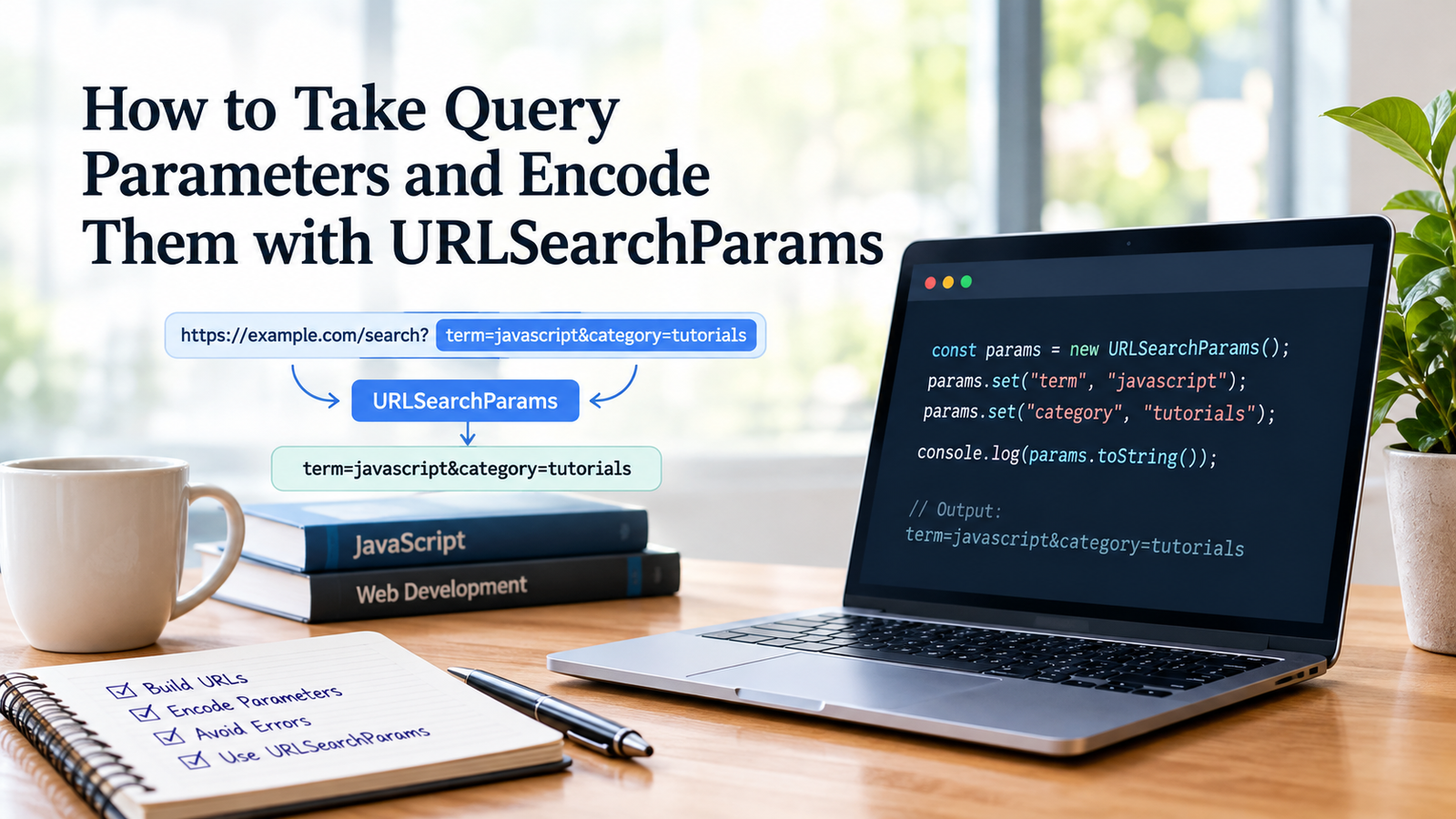 How to Take Query Parameters and Encode Them with URLSearchParams