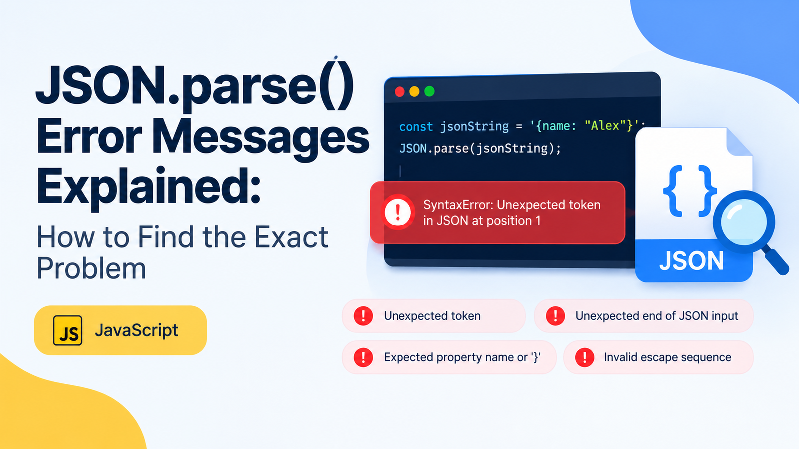 JSON.parse Error Messages Explained