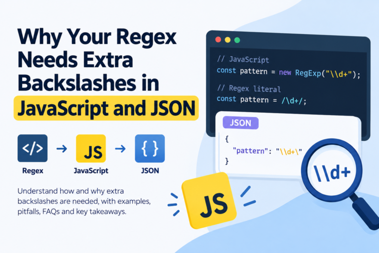 JavaScript-Regex-Backslash-Guide