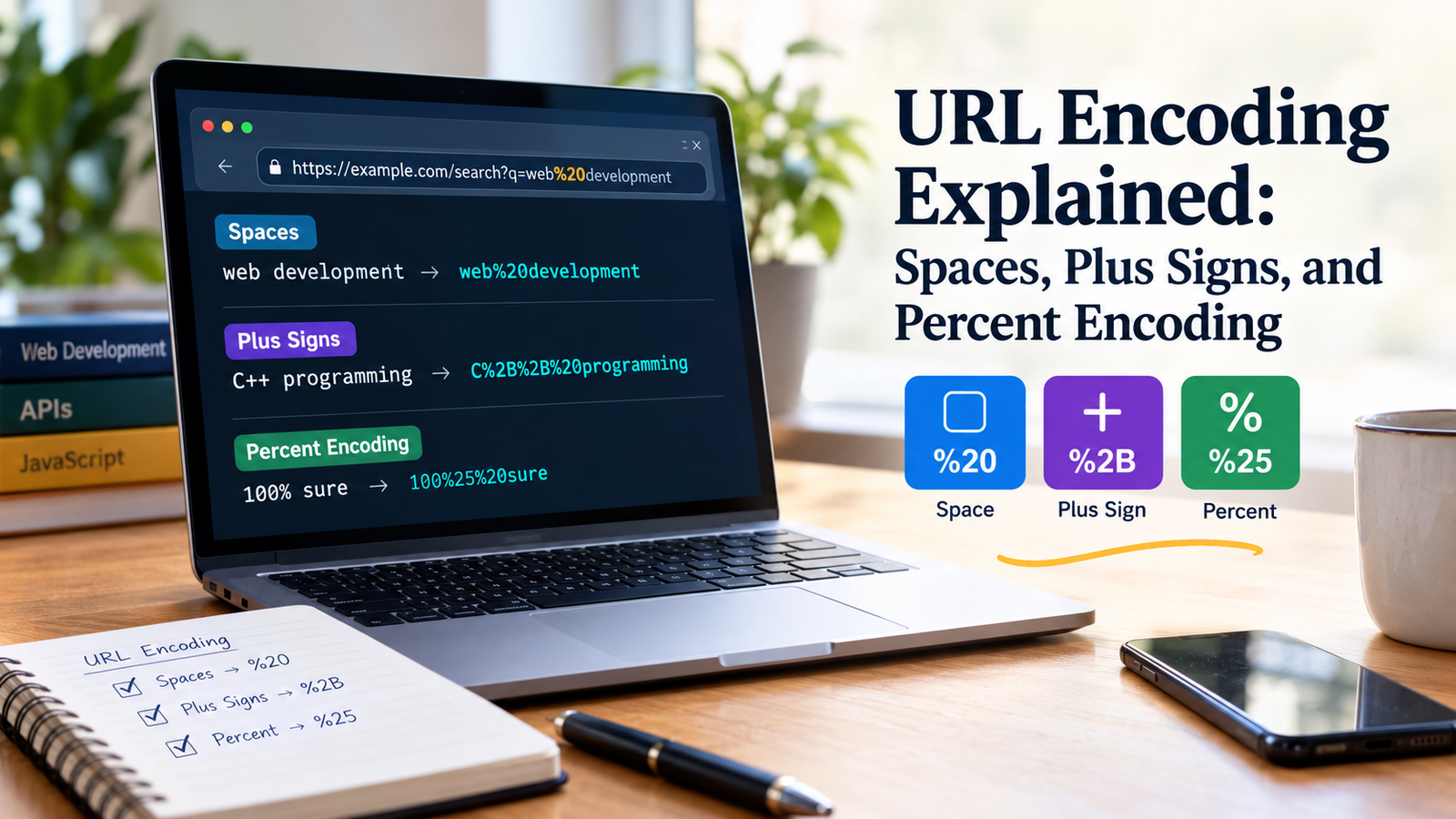 URL Encoding Explained Spaces, Plus Signs, and Percent Encoding